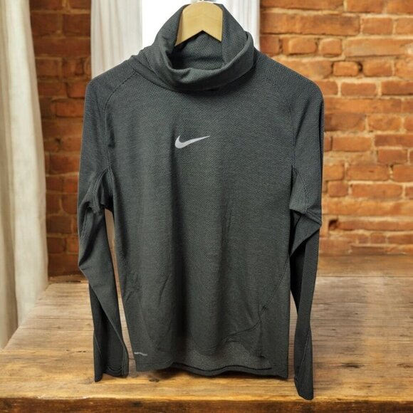 Nike AeroReact Long Sleeve Cowl Running Shirt - Picture 1 of 10